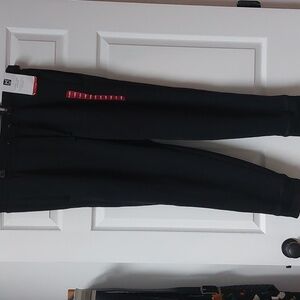 Black Sherpa Lined Jogger Pants With Deep Pockets